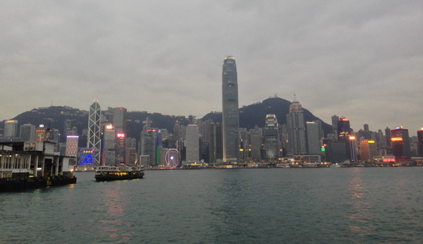 香港の夜景 観覧車
